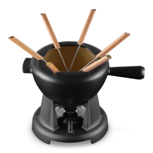 Le Creuset Fondueset 6-Persoons Mode 'Mat Zwart'