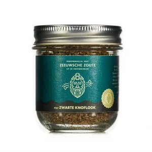 Zeeuwsche Zoute Zout 'Zwarte Knoflook' 100gr