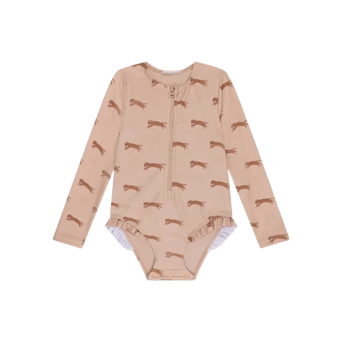 Swim Essentials UV Badpak met lange mouwen Roamer Beige - Afbeelding 2