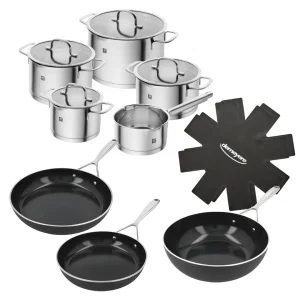 Zwilling 8-delige Pannenset 'Trueflow' | Met 'Demeyere Alu Plus 3 Ceraforce' Pannen