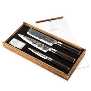 Forged 3-delige messenset Sebra