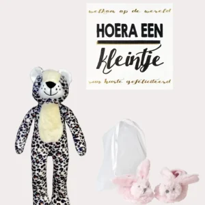 Happy Horse x By Lout Cadeauset Roze Slofjes + Knuffel