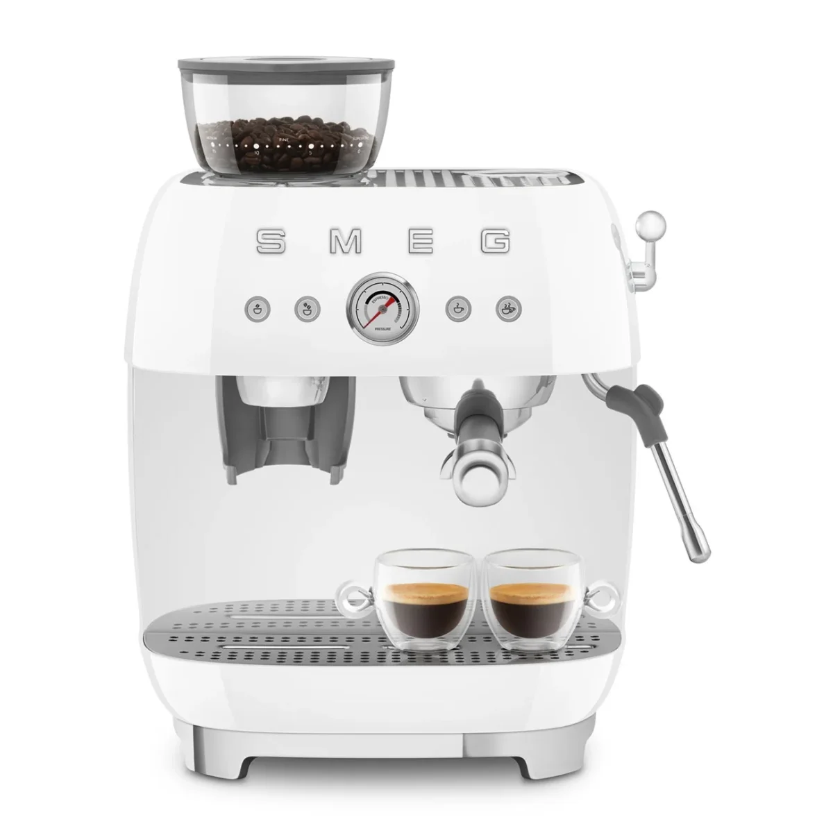 SMEG Espresso Koffiemachine 'Wit' EGF03WHEU - Afbeelding 9
