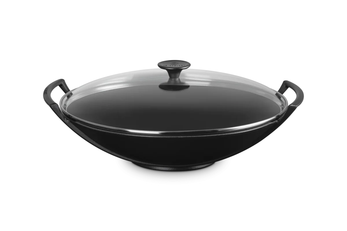 Le Creuset Gietijzeren Wokpan Ø36cm / 4.5L 'Mat Zwart'