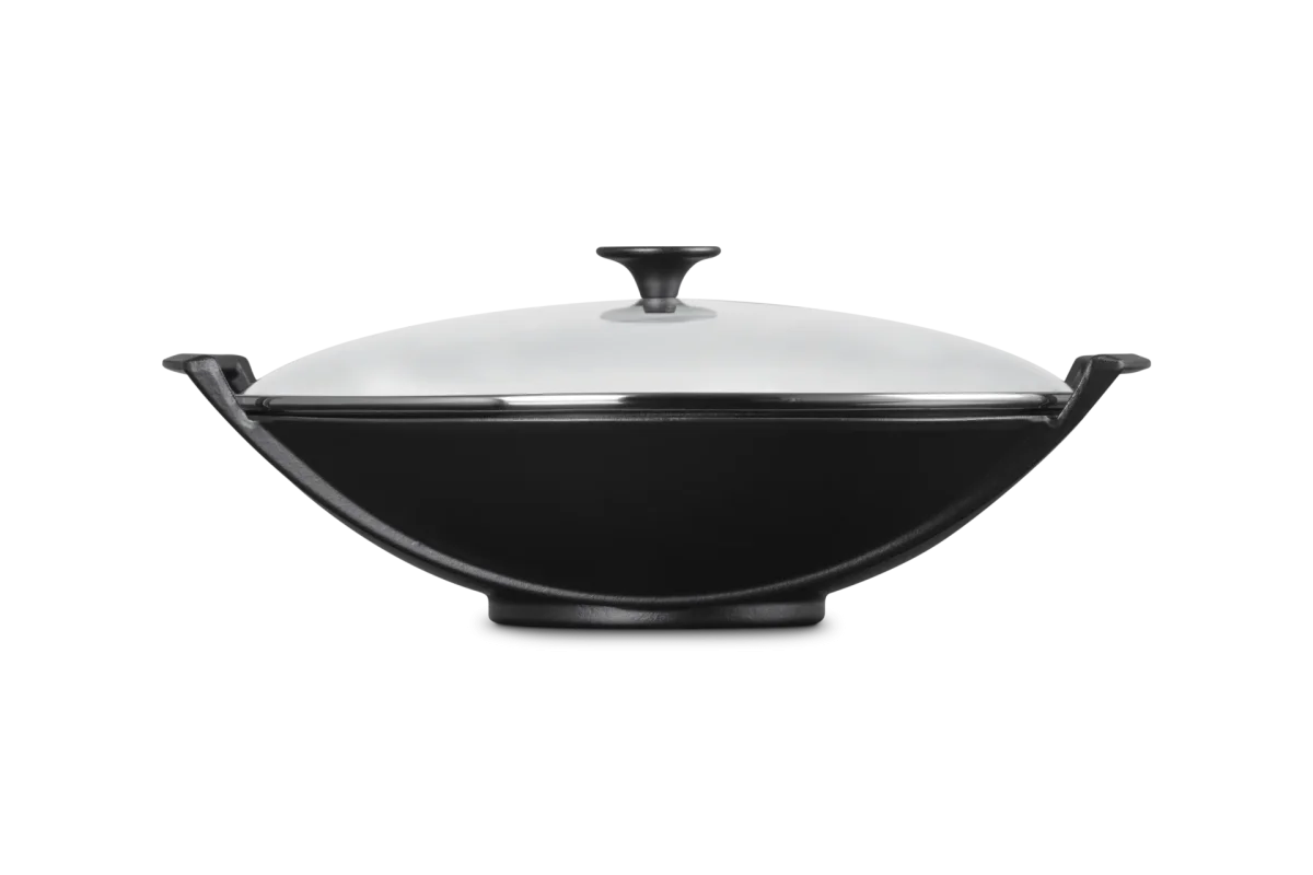 Le Creuset Gietijzeren Wokpan Ø36cm / 4.5L 'Mat Zwart' - Afbeelding 5