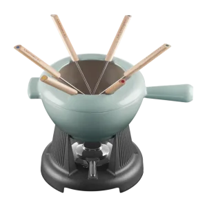 Le Creuset Fondueset 6-Persoons Mode 'Sea Salt'