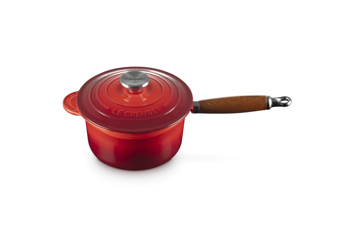 Le Creuset Steelpan Signature Ø18cm / 1.8L 'Kersenrood' - Afbeelding 2