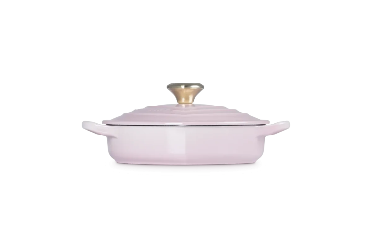 Le Creuset Campagnard Hart Ø20cm / 1L 'Shell Pink' - Afbeelding 5