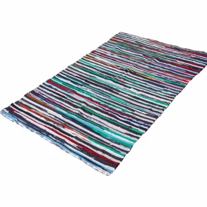 Kleurrijk Tenttapijt 120 x 180 cm Gerecycled Katoen