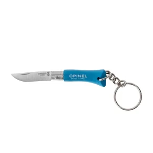 Opinel N°02 Colorama Inox zakmes sleutelhanger compact RVS