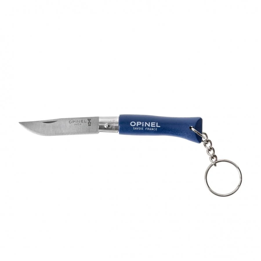 Opinel N°04 Colorama Inox zakmes sleutelhanger compact RVS