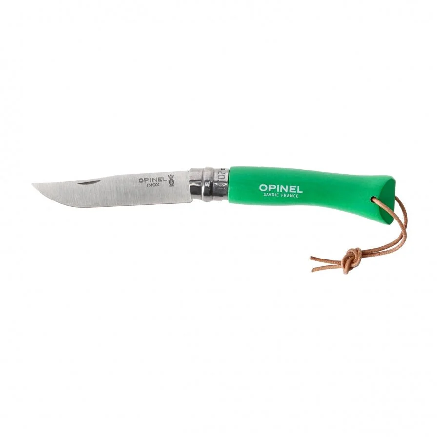 Opinel N°07 Colorama Inox zakmes compact EDC met Virobloc - Afbeelding 3
