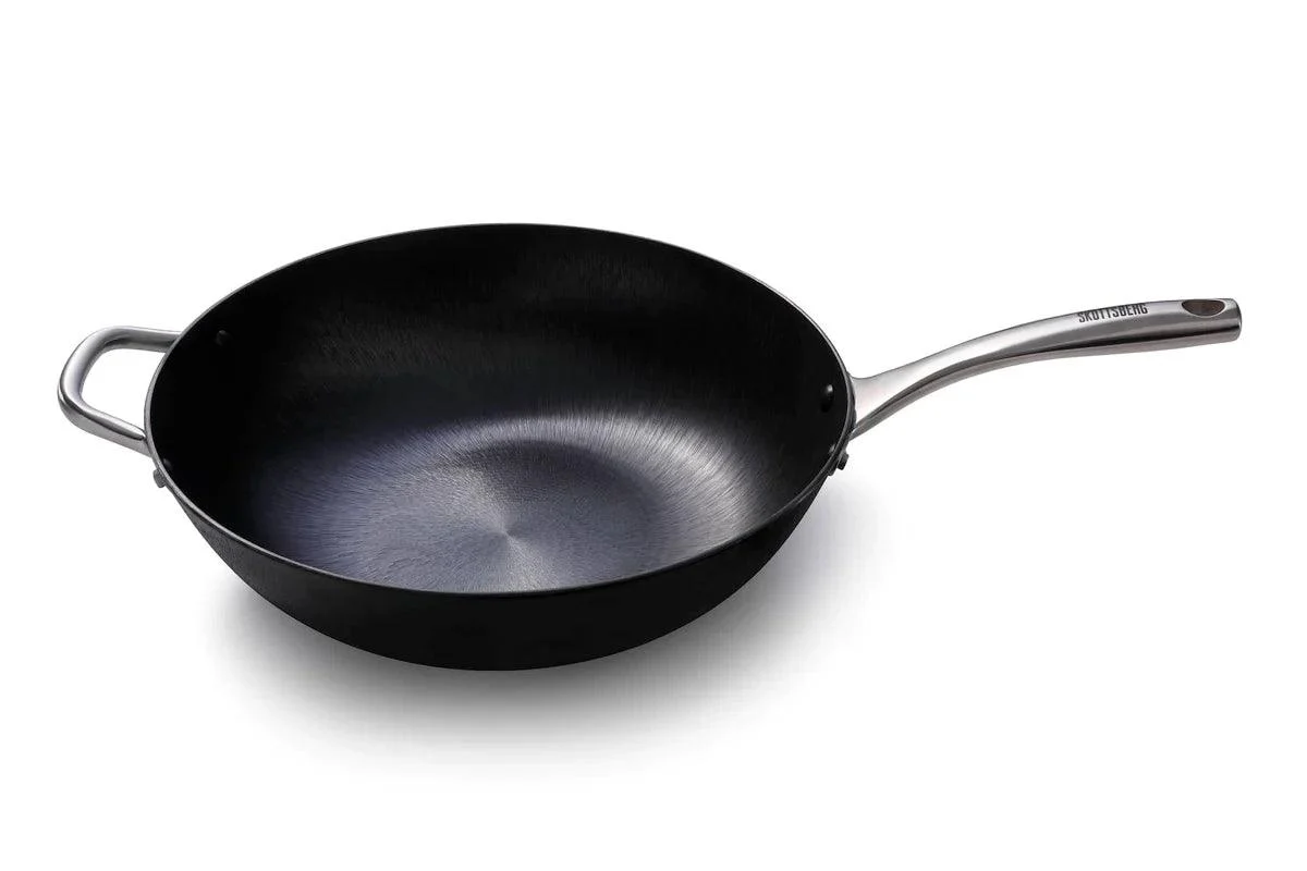 Skottsberg 'Cast Iron' Pannenset | Met Scrubmat en Inbrandolie - Afbeelding 5