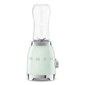 Smeg Personal blender 0,6L + 2 To-go Flessen 'Watergroen' PBF01PGEU