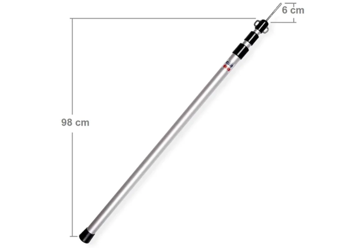 Telescopische Aluminium Tarppaal 260 cm - Afbeelding 3